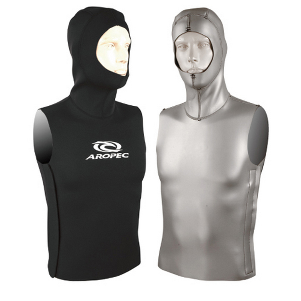 Aropec HDVT-V22-1M NEOSKIN Men's Hooded Vest (Large)