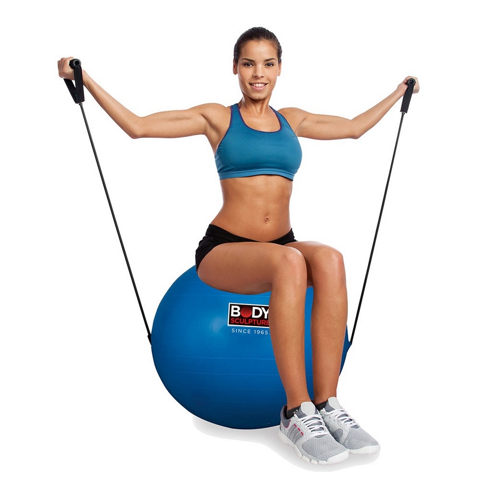 Body Sculpture BB-001TBL-30N Anti Burst Gymball 30 inch