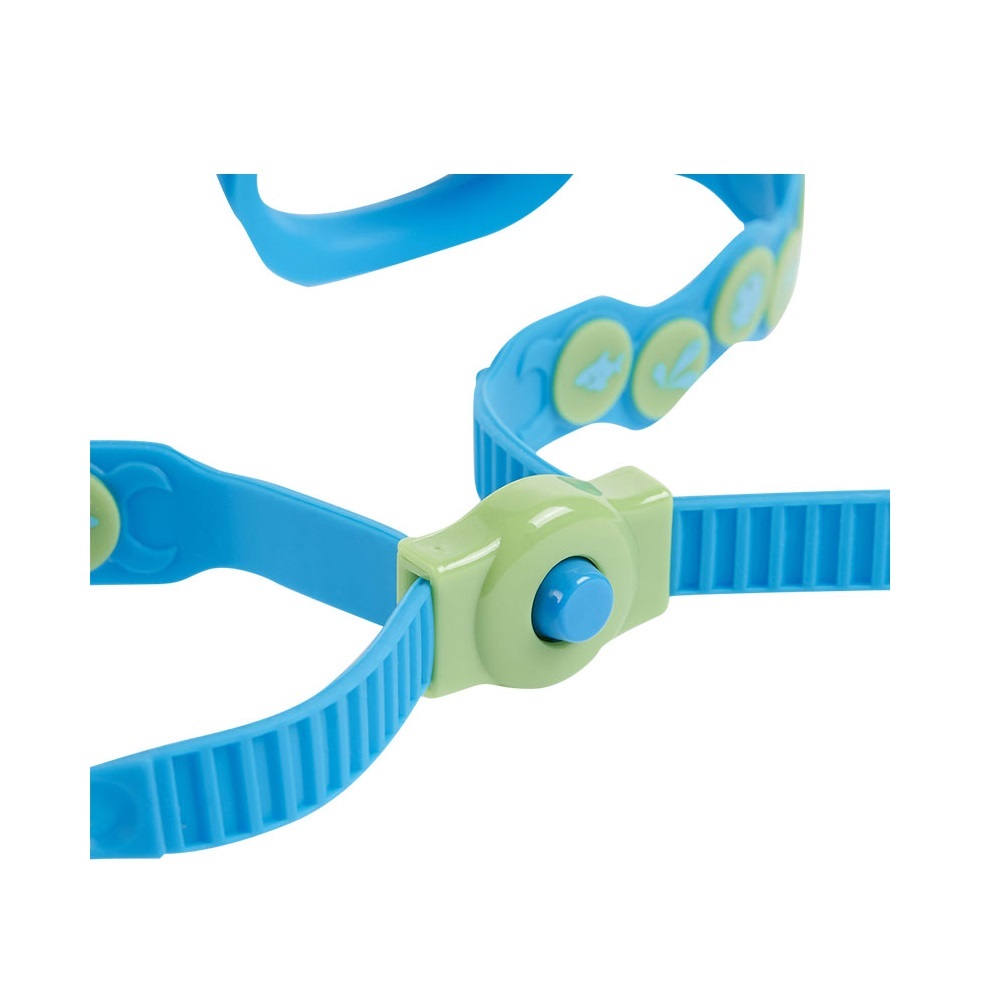 Speedo 8-083827239 Sea Squad Junior Swim Goggles  (Blue/Yellow/Clear)