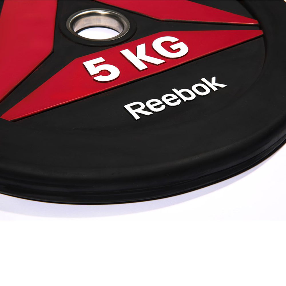 Reebok RSWT-13050 5kg Bumper Plate / Disc (Black)