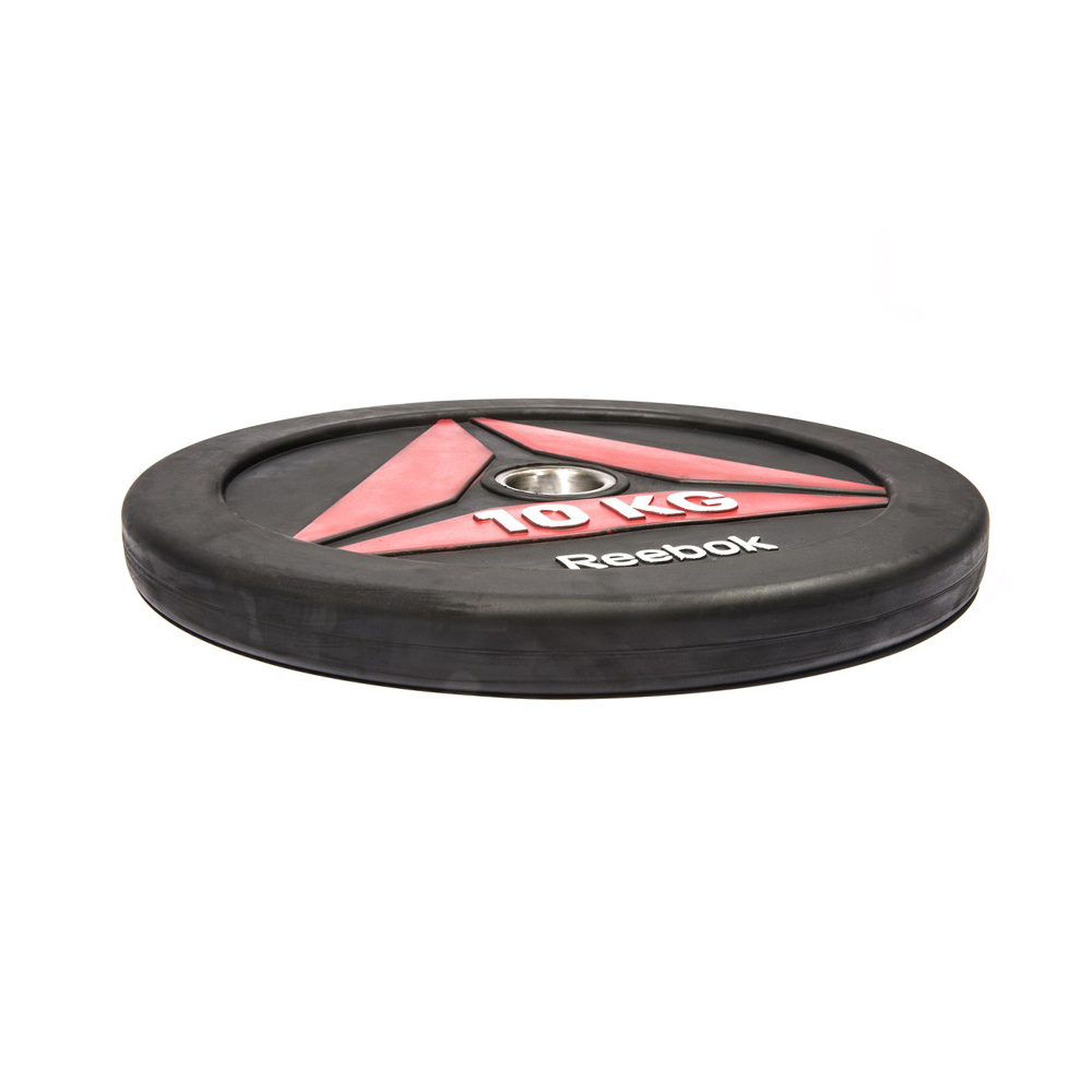 Reebok RSWT-13100 10 kg Bumper Plate / Disc (Black)