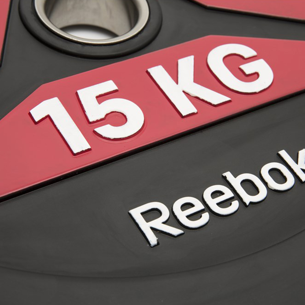 Reebok RSWT-13150 15kg Bumper Plate / Disc (Black)