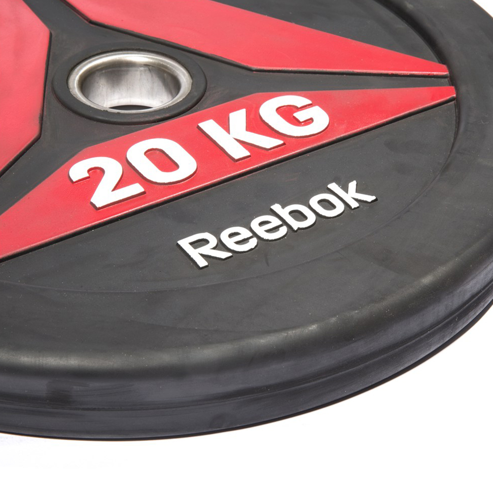 Reebok RSWT-13200 20kg Bumper Plate / Disc (Black)