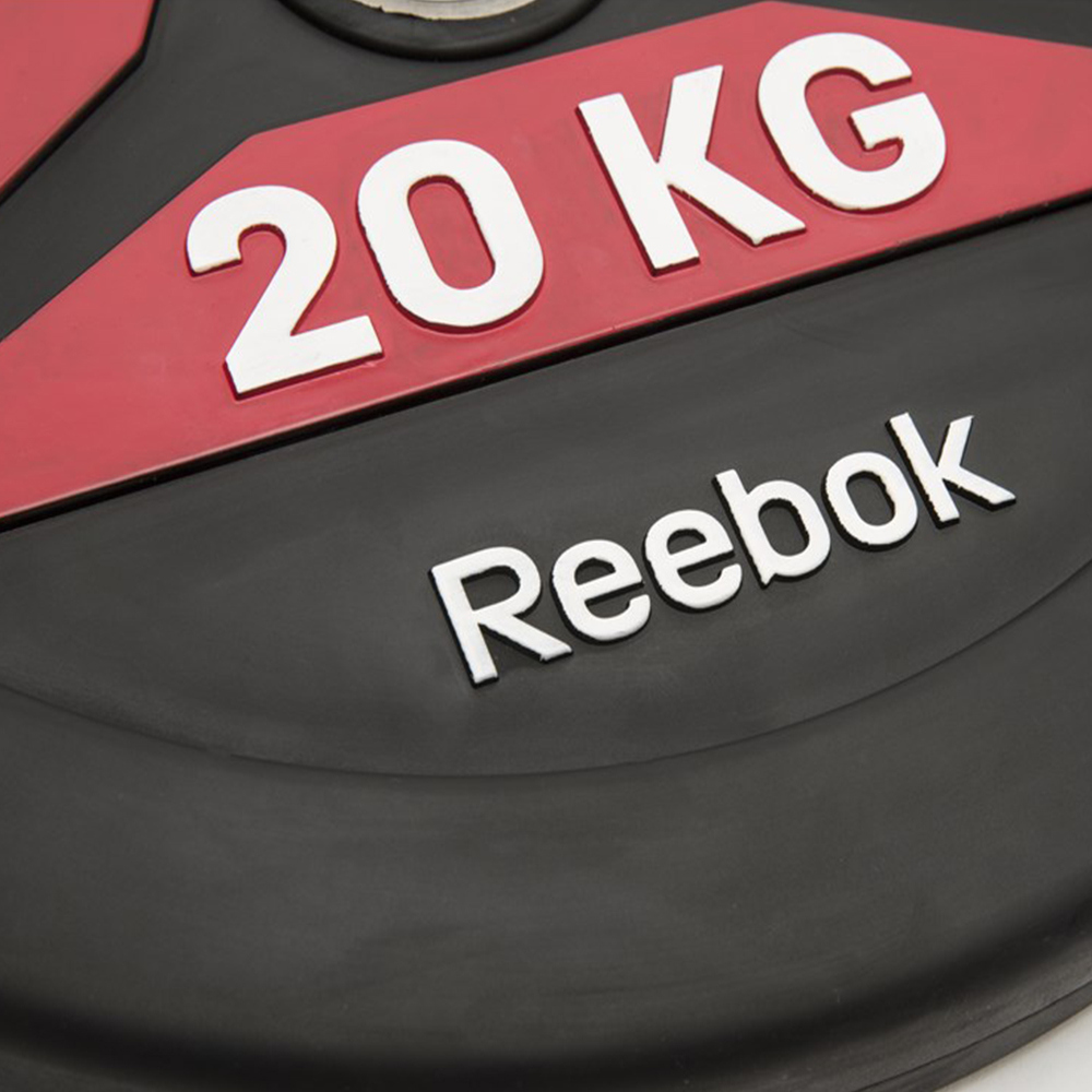 Reebok RSWT-13200 20kg Bumper Plate / Disc (Black)
