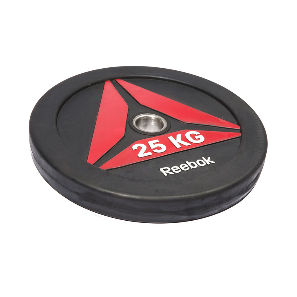 Reebok RSWT-13250 25kg Bumper Plate / Disc (Black)