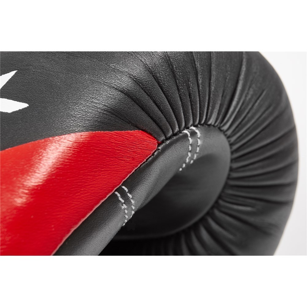 Reebok RSCB-10070 12oz Combat Leather Training Gloves (Red/Black)
