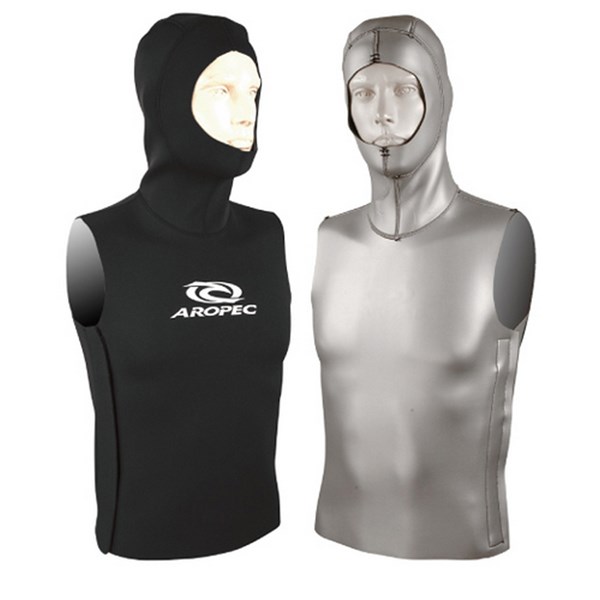 Aropec HDVT-V22-1M NEOSKIN Men's Hooded Vest (Large)