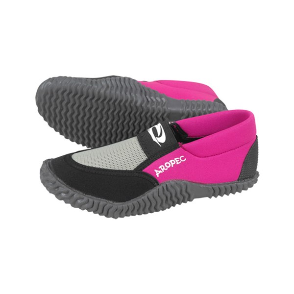 Aropec BT-141C Quick Dry 2mm Mesh / Neoprene Kid's Aqua Shoes (Pink)