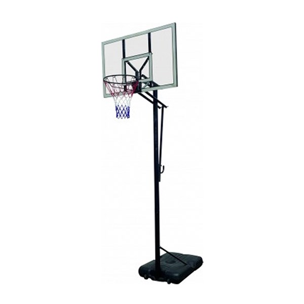 LA Hoops 68708P 48 inch (122cm) Steel Frame 3MM PC Backboard And Handrail-lifting system