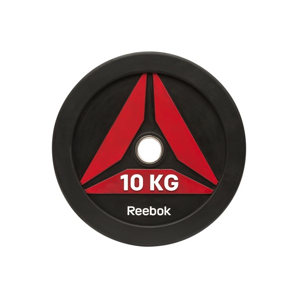 Reebok RSWT-13100 10 kg Bumper Plate / Disc (Black)