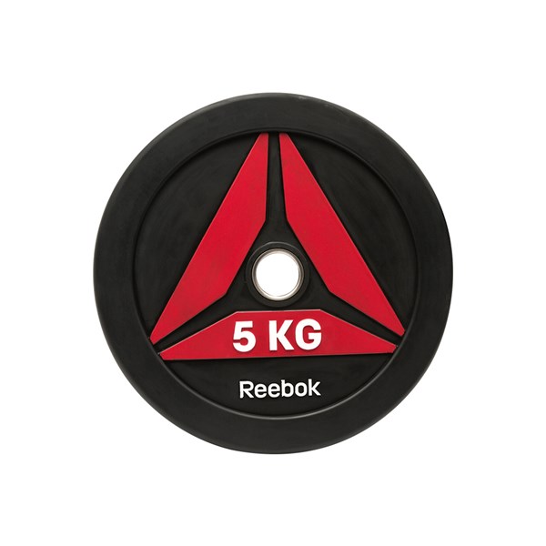 Reebok RSWT-13050 5kg Bumper Plate / Disc (Black)