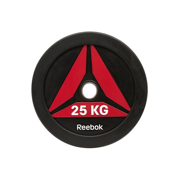 Reebok RSWT-13250 25kg Bumper Plate / Disc (Black)