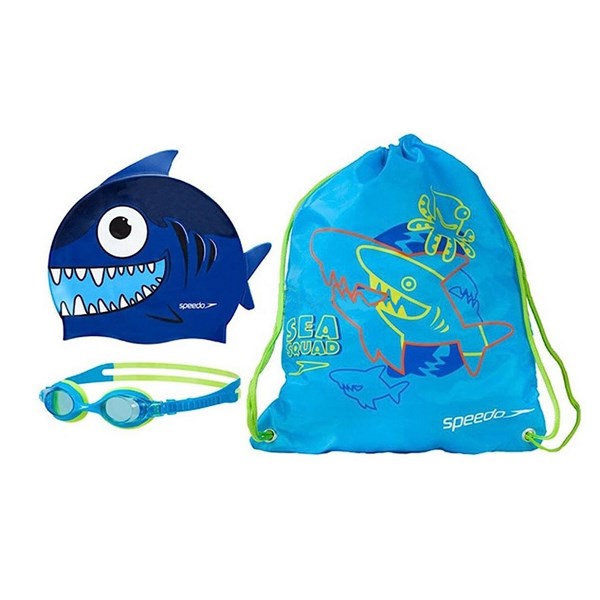 Speedo Sea Squad Goggles  Kid's Set (Blue)
